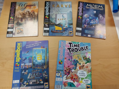 Spielbox Jahrgang 2022, 2023, 2024 - Nostheide Verlag Magazin zum Spielen