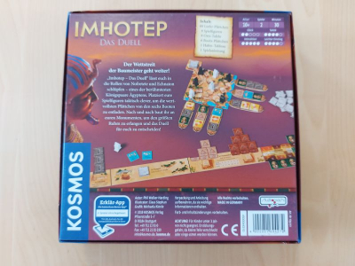 Imhotep 2Personen Spiel-Kosmos-gebraucht-deutsch-2