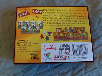 Ninja Camp-Action Phase Games-gebraucht-englisch-2-4