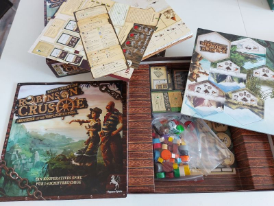 Robinson Crusoe - Abendteuer auf der verfluchten Insel-Pegasus Spiele-gebraucht-deutsch-1-4