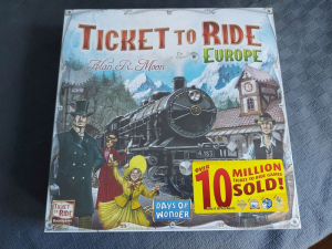 Zug um Zug Europa - Ticket to Ride - Bruchspiel Karton defekt Folie - Days of Wonder