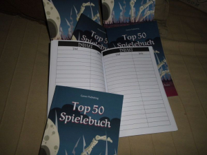 TOP 50 Spielebuch - Notizbuch und Wunschzettel