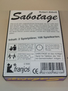Sabotage-franjos-gebraucht-deutsch-2